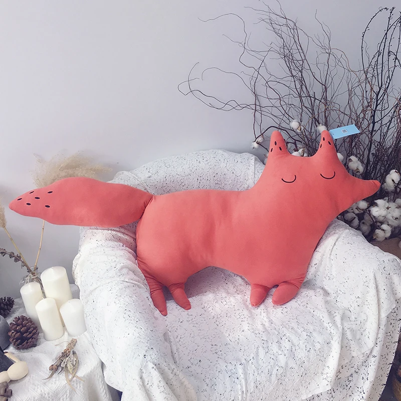 Плюшевая набивная подушка в форме Кита/лисы/медведя/птицы мягкая Подушка для