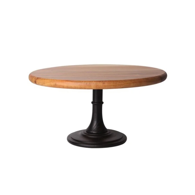 

Solid wood tray dessert cake stand party celebration decoration