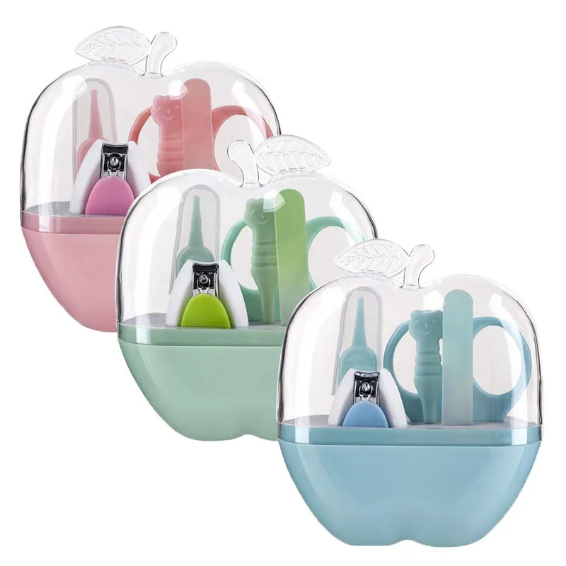 

Baby Care 5 Pieces Bucket Nail Clipper Set Baby Safety Care Nail Tool Scissors