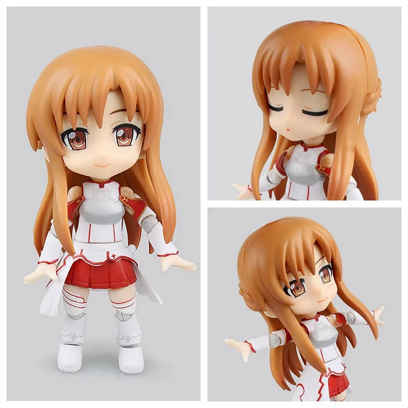 Меч искусство онлайн Аниме фигурки Yuuki Asuna ПВХ игрушки набор девушка кукла модель