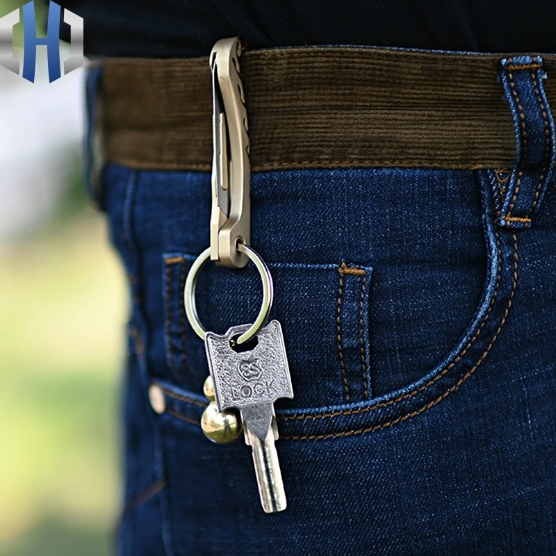 Латунный нож-брелок острый практичный портативный для курьера повседневного