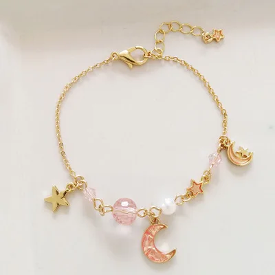 New fashion Summer girl heart strawberry crystal sisters bracelet For Women Accessories jewelry wholesale | Украшения и