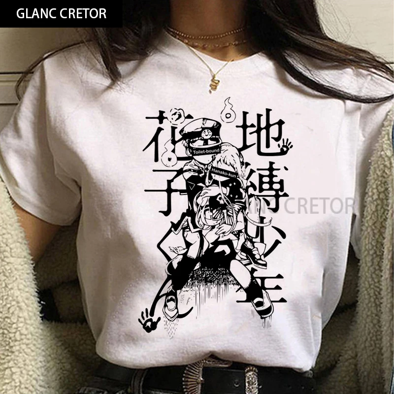 

Japanese Anime T Shirt Women Harajuku Toilet Bound Hanako Kun T-shirt Funny Tshirt Kawaii Tees Fashion Ullzang Top Tees Female