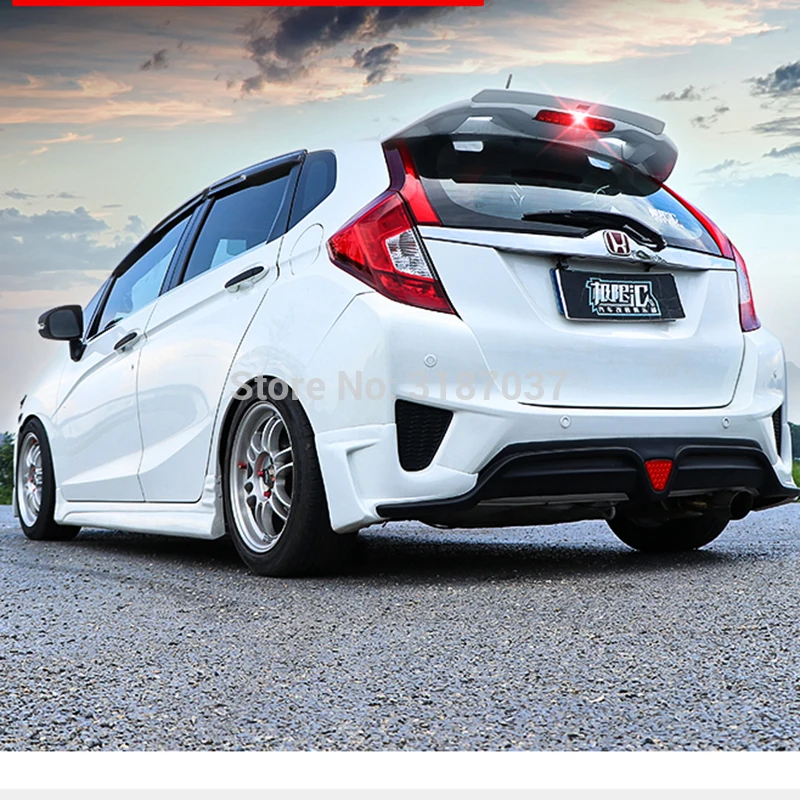 Неокрашенный спойлер из АБС-пластика для Honda GK5 Fit / Jazz 2014 2015 2016 2017 1 шт. | Автомобили