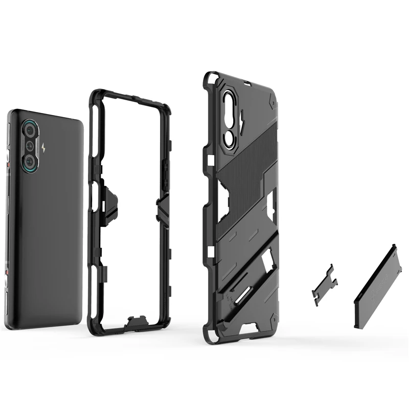 phone holder case for xiaomi poco f3 gt case bumper hard armor full cover for xiaomi poco f3 gt case for xiaomi poco f3 gt 6 67 free global shipping