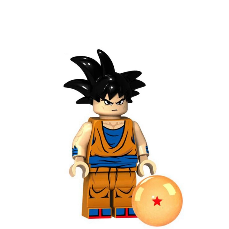 XP063 Dragon Ball Z Супер Saiyans Goku Vegeta Krillin trunks Cell Broly Аниме фигурки строительные блоки подарки для детей игрушки - Цвет: XP063