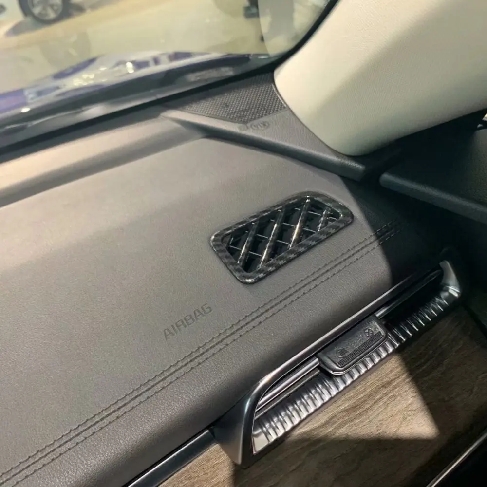 

For KIA Optima K5 2020 2021 ABS Carbon Fiber Dashboard Air Conditioning Outlet Cover Trim Car-styling Accessories