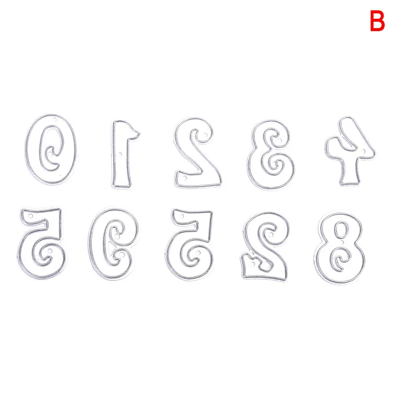 Circle Lace Numbers Metal Dies Scrapbooking Cutting Craft Stamps die Cut Embossing Greeting Card Make Stencil Cover | Дом и сад