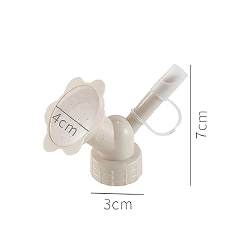 2 в 1 пластиковая насадка для полива цветов флакон банки разбрызгиватель садовый