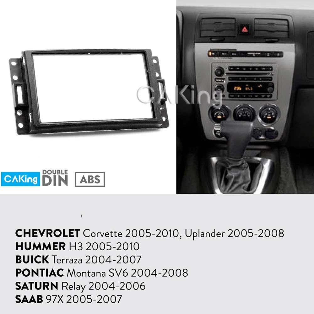 Автомобильная радиопанель Fascia Для SATURN Relay 2004 2006 / SAAB 97X 2005 2007 комплект для