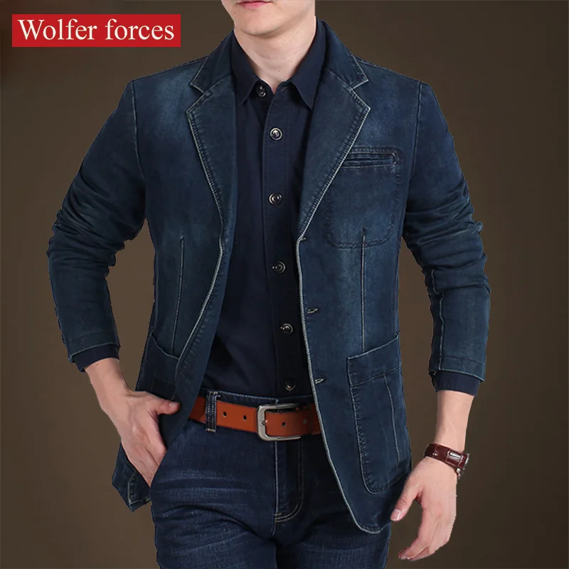 Новинка весна-осень 2022 мужская куртка повседневное джинсовое ретро пальто