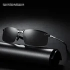 Солнцезащитные очки Мужские поляризационные, роскошные классические винтажные дизайнерские очки для вождения, с защитой UV400, для рыбалки