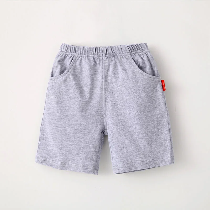 Лидер продаж 2020 однотонные детские брюки шорты для девочек маленьких мальчиков