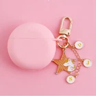 Силиконовый чехол для Huawei Freebuds 3, милый мультяшный чехол со звездой, брелок для наушников, чехол для Huawei Freebuds3 Pro, чехол