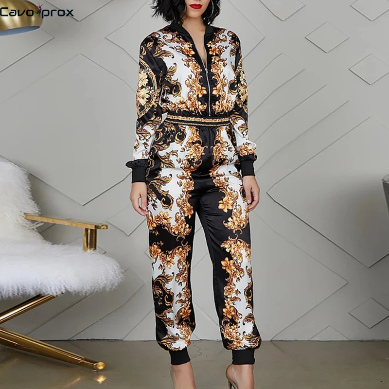 Женский элегантный осенне зимний Облегающий комбинезон на молнии с отложным