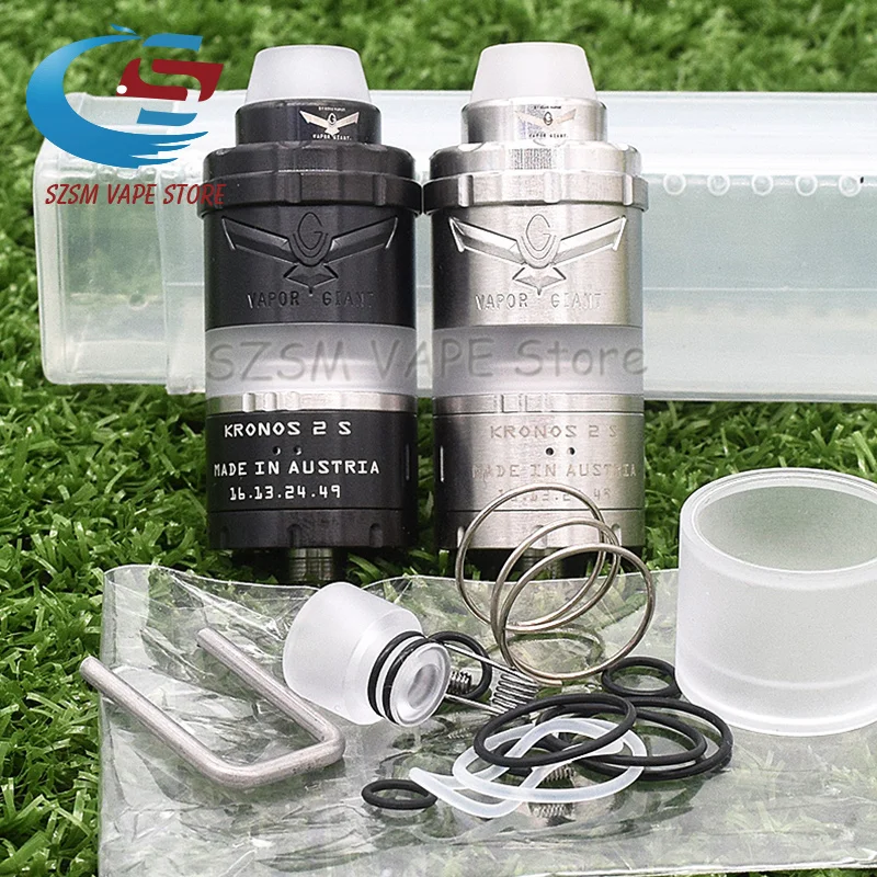 Новый Kronos 2 S rta регулируемый поток воздуха для MTL или DL 360 ° логотип щит 316ss 4 0 мл 23 мм