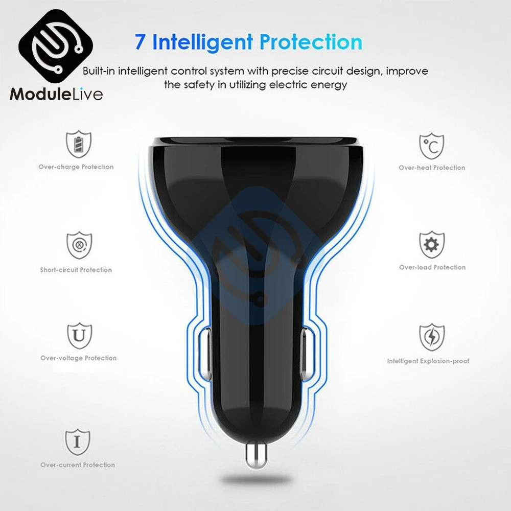 QC3.0 QC Тип C PD DC 12 В usb мультивольтовый Измеритель Напряжения Монитор двойной USB