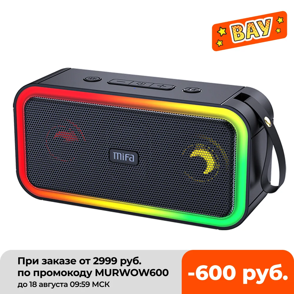 

Bluetooth-усилитель Mifa F60 мощностью 40 Вт с высокой эффективностью, IPX7