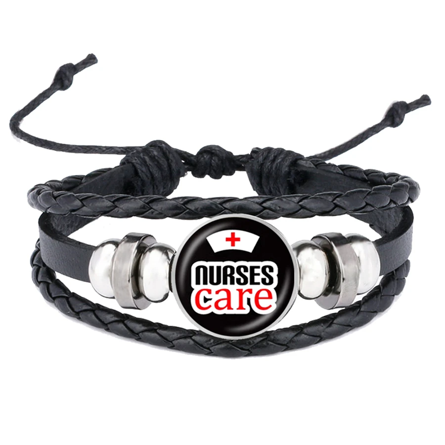 Доктор браслет с надписью Nurse стетоскоп сердцебиение браслеты доктора