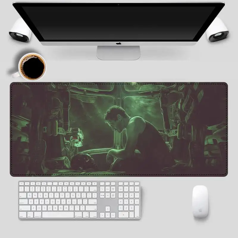 Элегантный компьютерная мышь Железный человек коврик для игровой мыши с