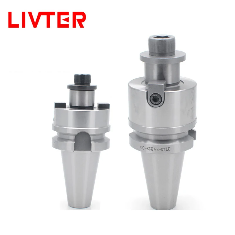 

LIVTER High-precision lengthened CNC cutter head shank face milling cutter handle BT30 BT50 BT40 FMB holder