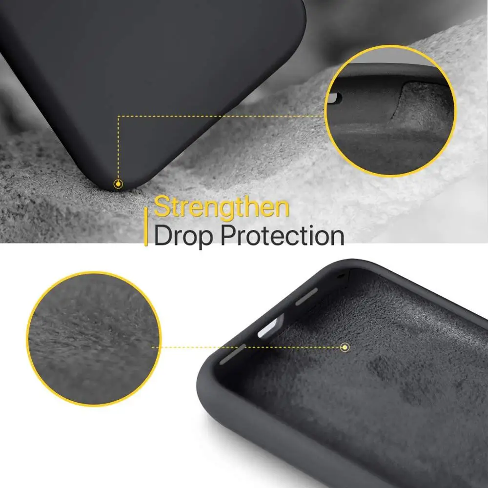 Защитный чехол для камеры жидкий силиконовый Apple iPhone 11 Pro Max противоударный лучше