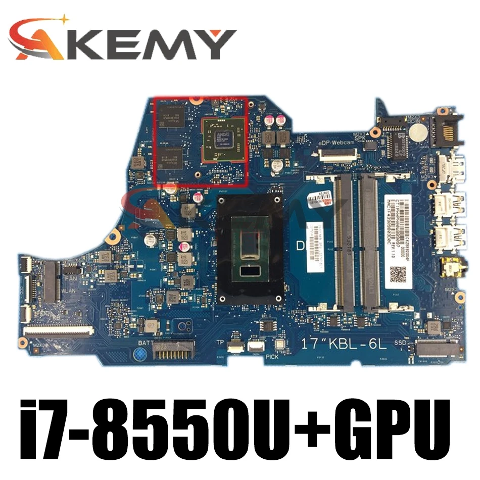 

L22746-601 W/ i7-8550U + GPU Mainboard For HP 17-BY 17-BY00053CL 17-by0062cl Laptop Motherboard 6050A2982701 6050A2982801-MB