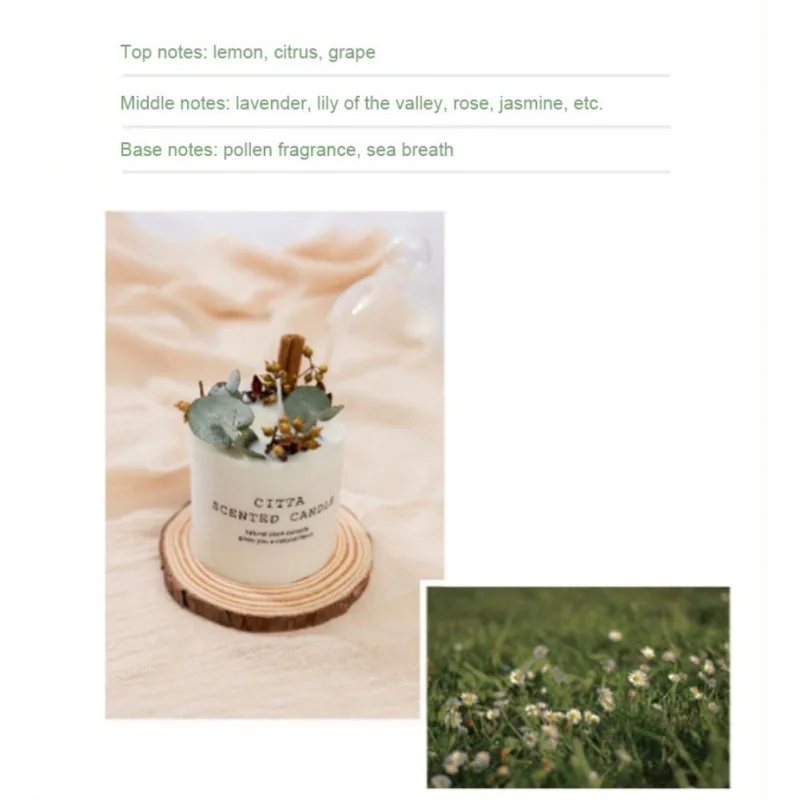 Ароматические свечи из соевого воска для дома романтическая Свеча в форме столба