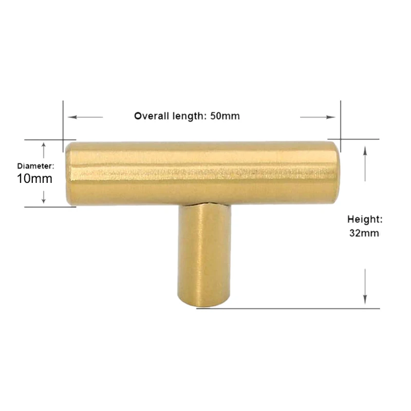 50 мм Длинный шкаф с одним отверстием ручки и выдвижные двери Шкафы Ящики