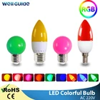 Светодиодный ная свесветильник E27 E14 3 Вт Светодиодная лампа G45 C35 RGB Красочная Светодиодная лампа SMD 2835 AC 220V 240V Flash светильник Globe лампы домашний декор для