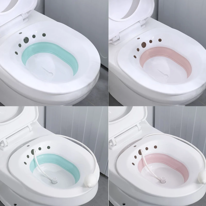 

Folding Toilet Sitz Bath Bidet Flusher Special Wash Basin Hip Cleaning Soaking Bathtub for Pregnant Women