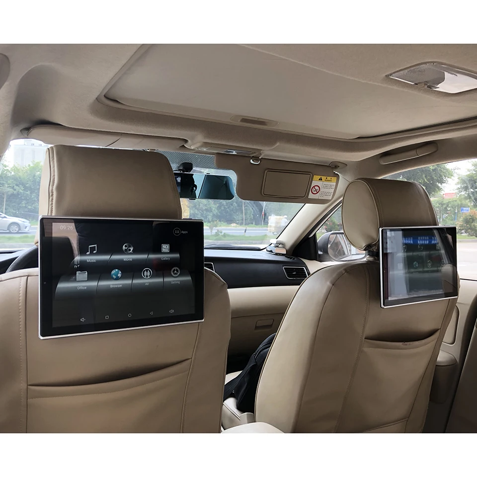 

11.8 Inch Car TV Screen LCD Android 9.0 Head Rest Monitor Support Wifi Bluetooth USB For Lexus ES350 Rear Entertainment System