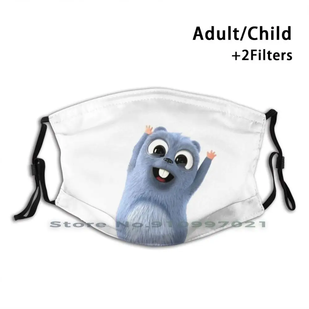 Lemmings ура многоразовые рот маска для лица с фильтры детей рисунками героев