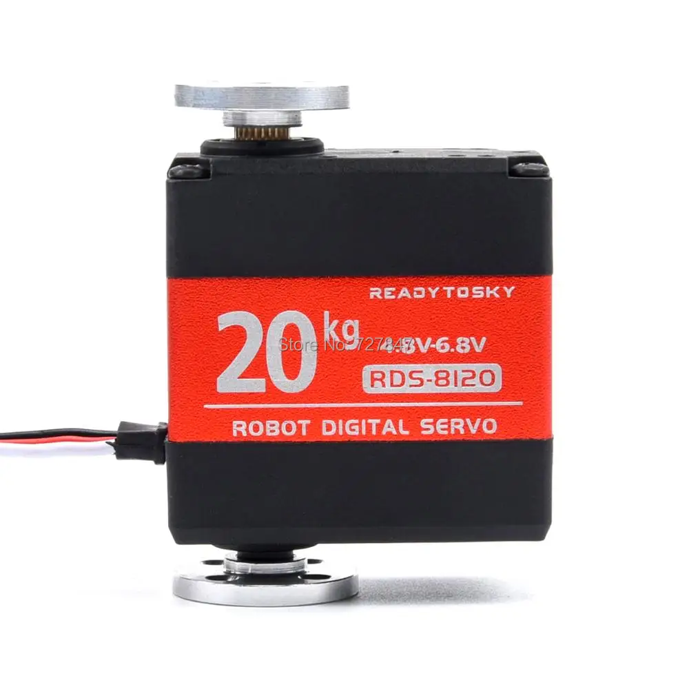20 кг робот двухосный сервопривод RDS8120 6 0 7 4 В металлическая Шестерня цифровой Arduino