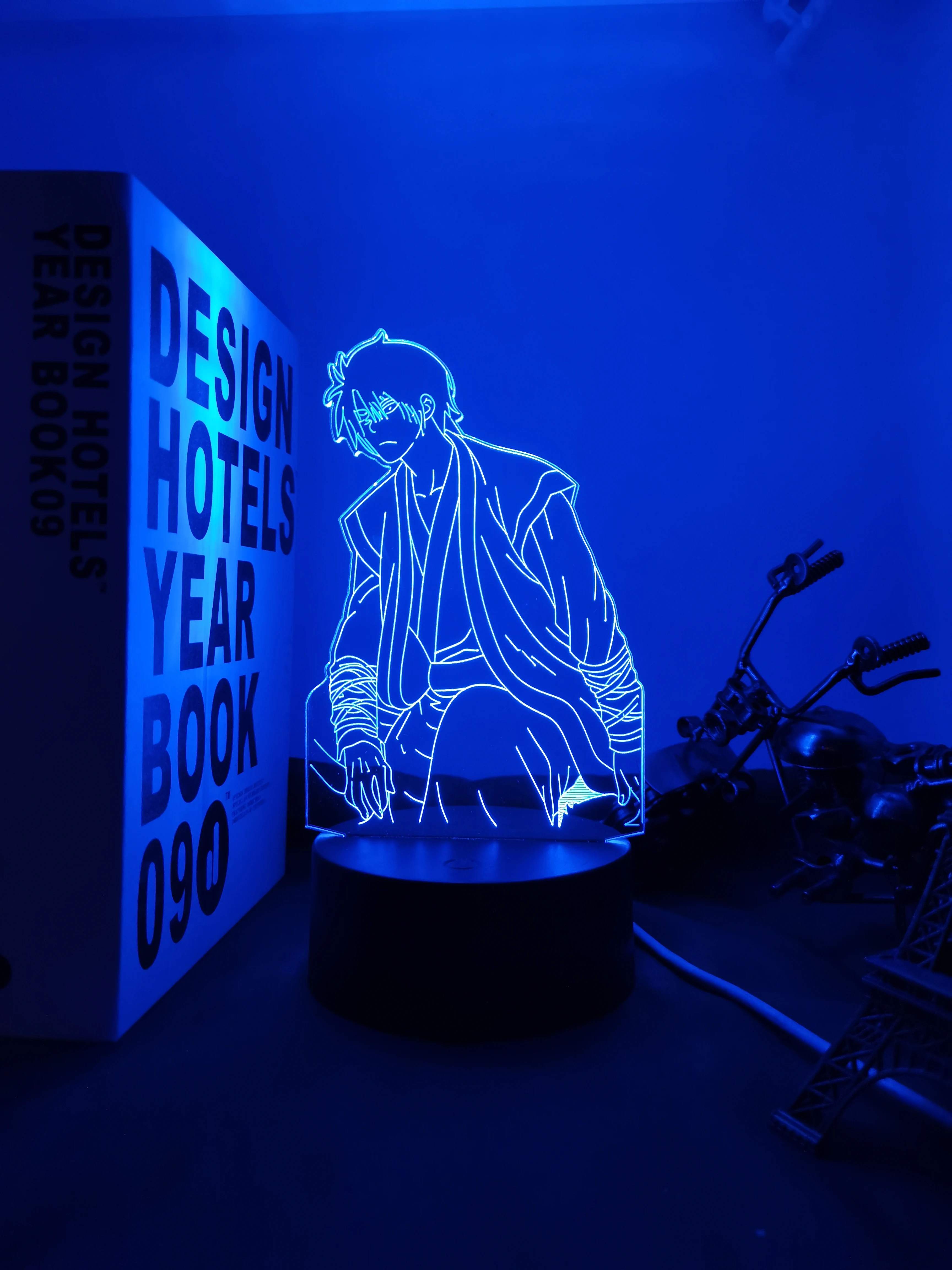3d Светодиодная лампа аниме Яна рассвета Хак для спальни декоративный Ночник подарок на день рождения акриловый светодиодный ночсветильник...