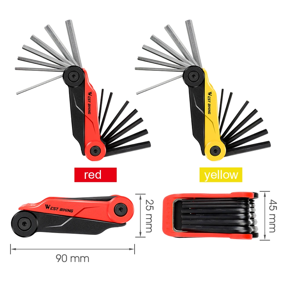 

Tire Repair Folding Tools Kit Wrench Biking Portable Dustproof Multifunctional Bicycle w/Allen Cycling Accessories