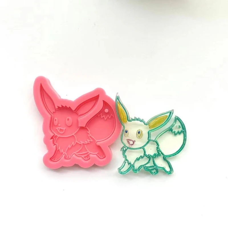 

Cute Squirrel Keychain Epoxy Resin Mold Earrings Pendant Casting Silicone Mould DIY Crafts Jewelry Casting Tool