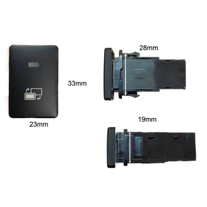 1PC Air Pump Winch Differential Lock Fuel Tank ABS 360° Camera Switch Button For Mitsubishi Eclipse Cross Pajero Sport 2019 - купить по