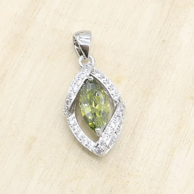 Женская подвеска ожерелье серебряного цвета с искусственными камнями|Подвески| |