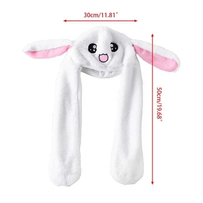 

Hot Novelty Magic Rabbit Hat With Moving Ear Plush Toy Gift Kids Toy Party Photo