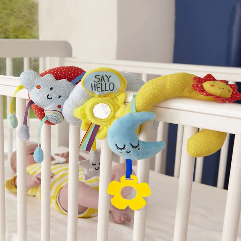

Newborn Baby Infant Lovely Animal Soft Rattles Teether Hanging Bell Plush Bebe Toys