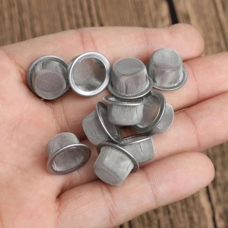 

5/10Pcs Tobacco Smoking Pipe Metal Filter Screen Steel Mesh Smoking Pipe Filter