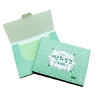 Абсорбирующий лист бумаги для лица с зеленым чаем, 100 листов в упаковке для очистки лица, контроль красоты масла, инструменты для макияжа