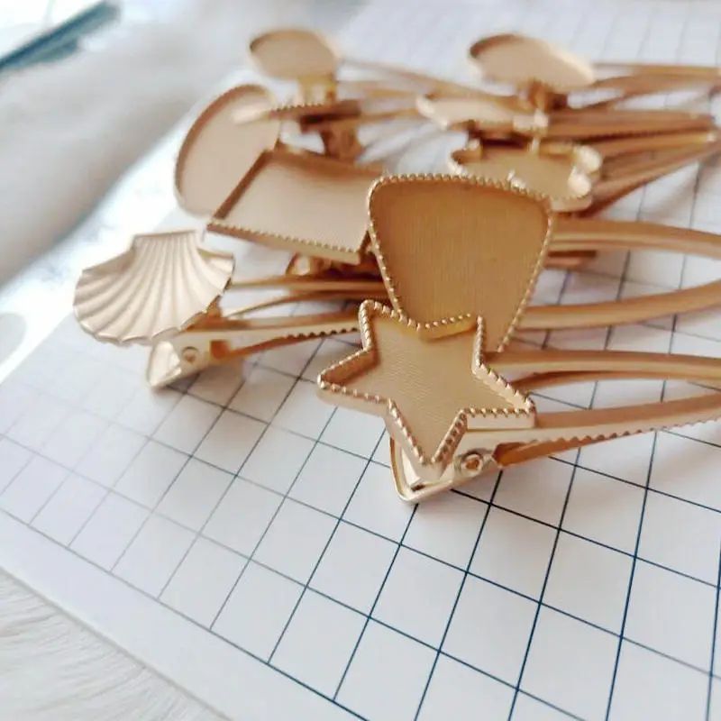 Милые аксессуары для волос сделай сам из тусклого золота веревочная шпилька