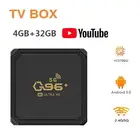 Новинка, ТВ-приставка Q96 + Android 9,0, Iptv-приставка Q96 + 4 Гб, 32 ГБ, 2,4 ГБ и быстрое умное ТВ-приставка Ip для ТВ-приемников HUAWEI Hisilicon Core, новинка 2021