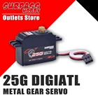 Цифровой сервопривод SURPASS Hobby, 25 г, металлический сервопривод S0025M для радиоуправляемого самолета 112, робота, монстра-автомобиля, вертолета, лодки, воздуховода, самолета