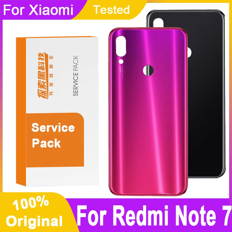 Оригинальная Замена заднего корпуса для Xiaomi Redmi Note 7 задняя крышка