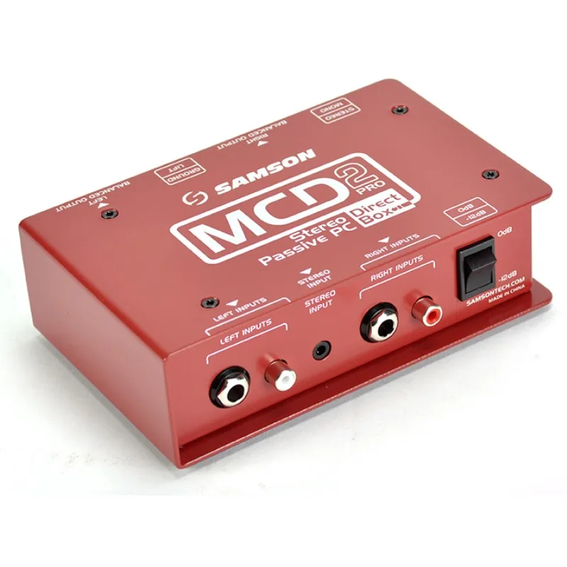 S.Max серия SAMSON MCD2 PRO двухканальный стерео пассивный ПК прямая коробка запись
