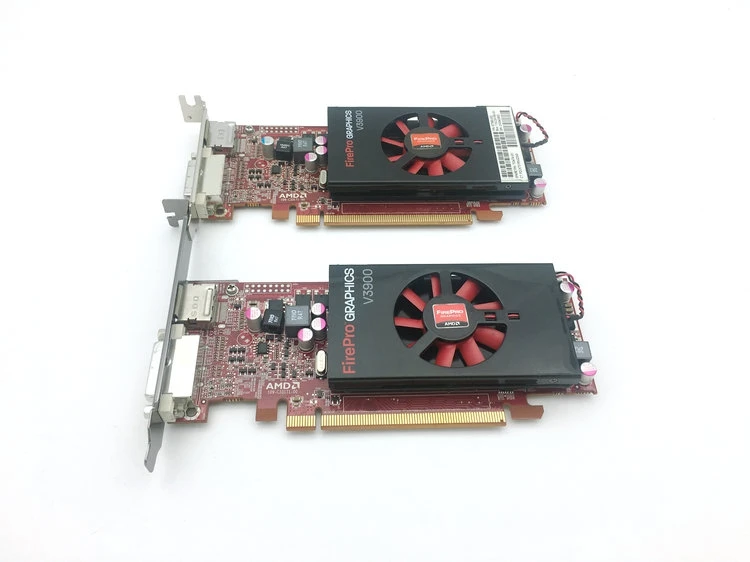 Оригинальная профессиональная Видеокарта ATI FirePro V3900, 1 ГБ, графический дизайн САПР, поддержка 4k HD