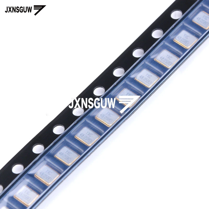 

10PCS 3225 SMD passive crystal / YSX321SL 48MHZ 10ppm 20PF X322548MSB4SI 4 foot